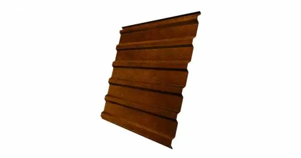 Профнастил С20R Гранд Лайн / Grand Line 0,45 Print dp Zn 200, цвет Golden Wood (Золотой дуб) Grand Line