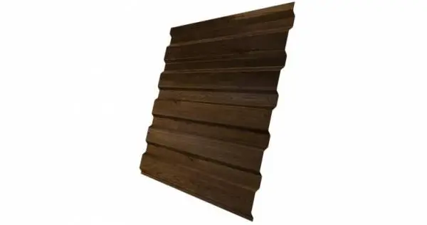 Профнастил С20А Гранд Лайн / Grand Line 0.45 Print РФ dp Zn 140, цвет Antique Wood (Античный дуб) Grand Line