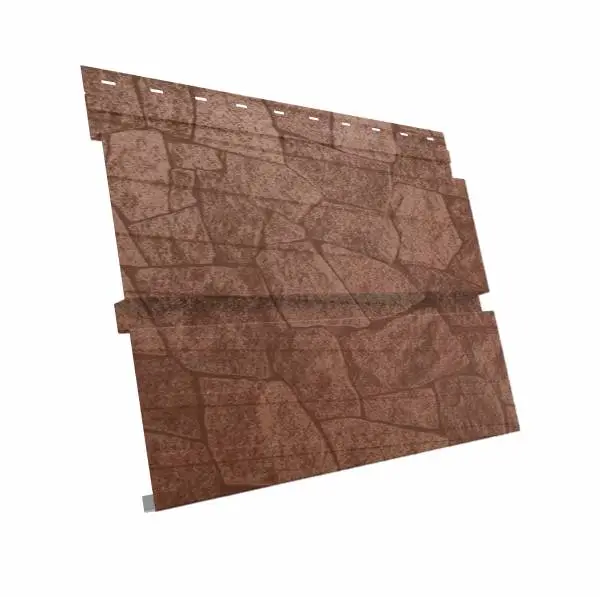 Металлический сайдинг Гранд Лайн / Grand Line профиль Квадро Брус, Print 0.45, цвет Sand Stone (Камень-песчаник) Grand Line