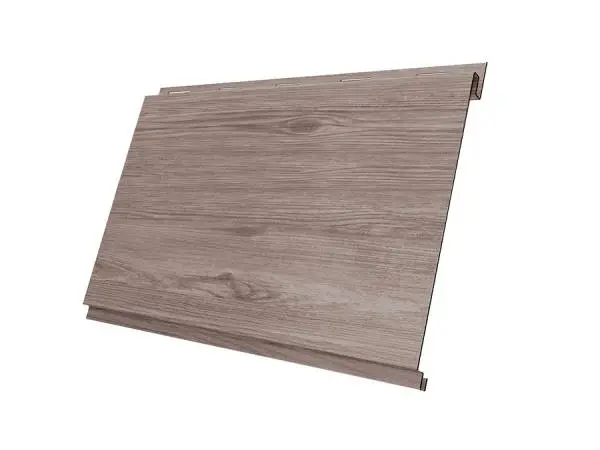 Металлический сайдинг Гранд Лайн / Grand Line профиль Вертикаль, Print 0.45, цвет White Wood (Беленый дуб) Grand Line