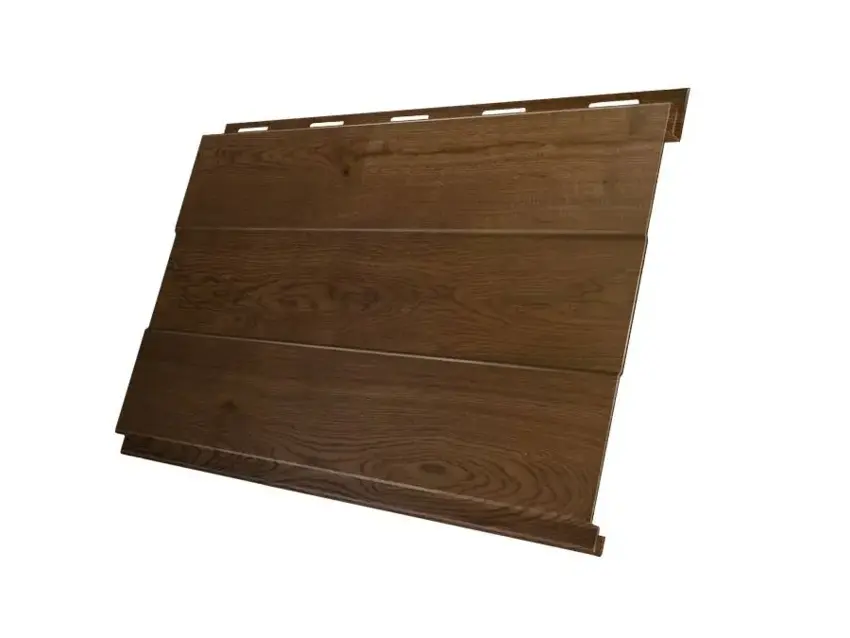 Металлический сайдинг Гранд Лайн / Grand Line профиль Вертикаль, Print 0.45, цвет Antique Wood (Античный дуб) Grand Line подробное изображение