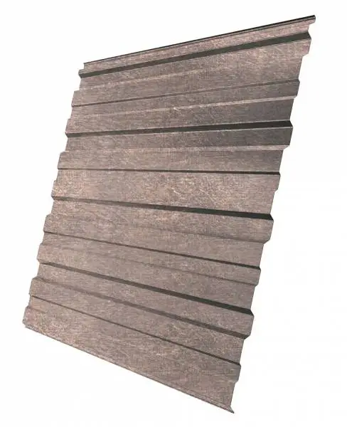 Профнастил С10R Гранд Лайн / Grand Line 0,45 Print Zn 140, цвет White Wood (Беленый дуб) Grand Line