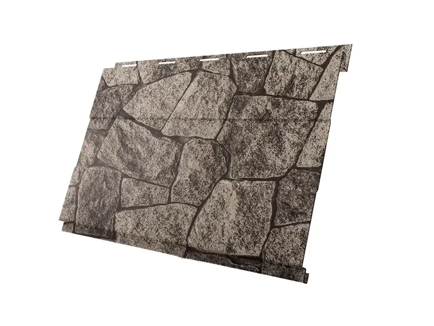 Металлический сайдинг Гранд Лайн / Grand Line профиль Вертикаль, Print 0.45, цвет King Stone (Королевский камень) Grand Line подробное изображение