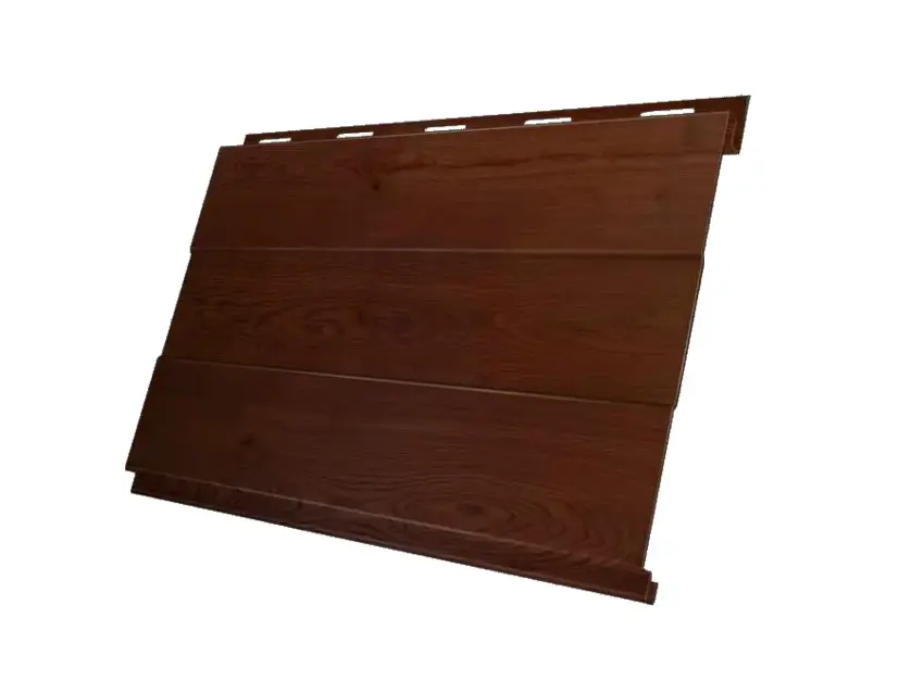 Металлический сайдинг Гранд Лайн / Grand Line профиль Вертикаль, Print 0.45, цвет Cherry Wood (Бразильская вишня) Grand Line подробное изображение