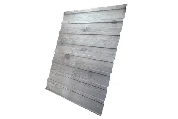 Профнастил С10А Гранд Лайн / Grand Line 0.45 Print РФ Zn 140, цвет Silver Wood (Серебряное дерево) Grand Line