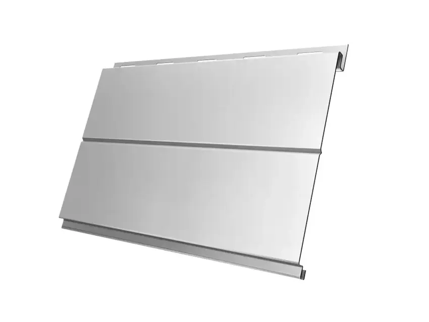Металлический сайдинг Гранд Лайн / Grand Line профиль Вертикаль, Drap 0.45, цвет Ral 9003 (сигнально-белый) Grand Line подробное изображение