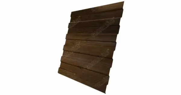 Профнастил С8A Гранд Лайн / Grand Line 0.45 Print dp Zn 200/140, цвет Antique Wood (Античный дуб) Grand Line