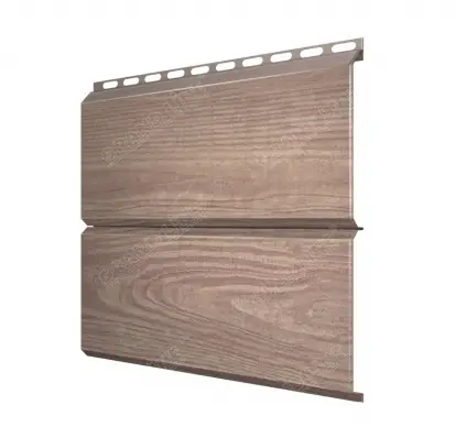 Металлический сайдинг Гранд Лайн / Grand Line профиль ЭкоБрус, Print 0.45, цвет White Wood (Беленый дуб) Grand Line
