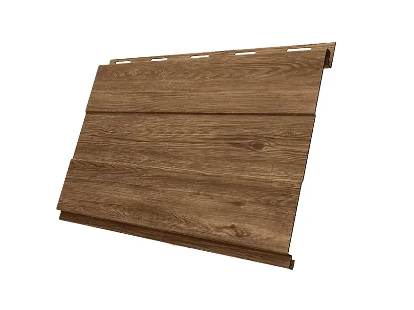 Металлический сайдинг Гранд Лайн / Grand Line профиль Вертикаль, Print 0.45, цвет Nutwood (Орех) Grand Line подробное изображение