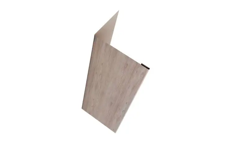 Нащельник 25х35 жалюзи (для калиток и ворот) Grand Line Milan,Tokyo, 0,45 Print Elite, White wood Grand Line