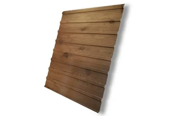 Профнастил С10А Гранд Лайн / Grand Line 0.45 Print Zn 140, цвет Nutwood (Орех) Grand Line