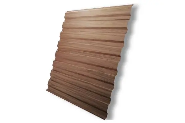 Профнастил С20А Гранд Лайн / Grand Line 0.45 Print Zn 140, цвет Honey Wood (Медовое дерево) Grand Line