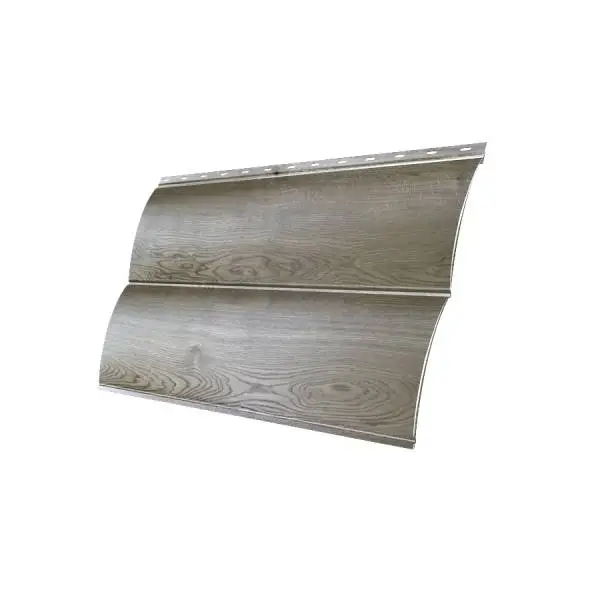 Металлический сайдинг Гранд Лайн / Grand Line профиль Блок-хаус, Print 0.45, цвет Nordic Wood (Северное дерево) Grand Line
