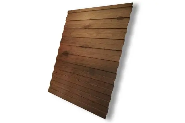 Профнастил С8A Гранд Лайн / Grand Line 0.45 Print Zn 140, цвет Nutwood (Орех) Grand Line