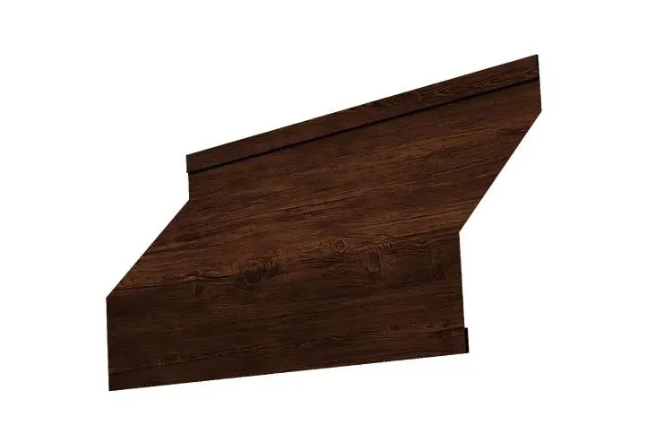 Ламель жалюзи Grand Line Milan, 0,45 Print Elite, гофрированная Cherry Wood Grand Line