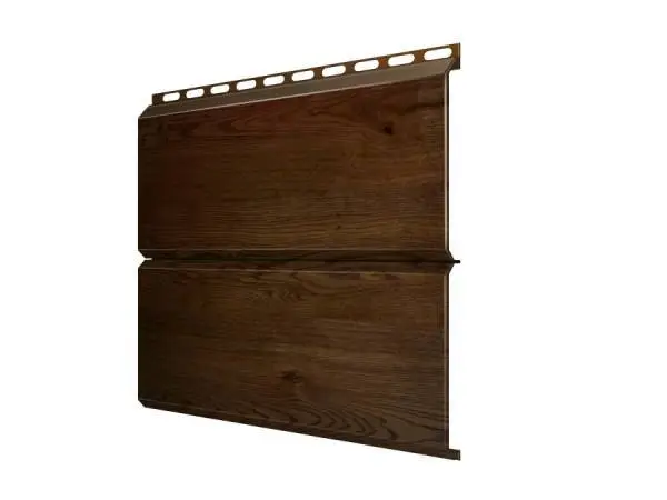 Металлический сайдинг Гранд Лайн / Grand Line профиль ЭкоБрус, Print dp 0.45, цвет Antique Wood (Античный дуб) Grand Line