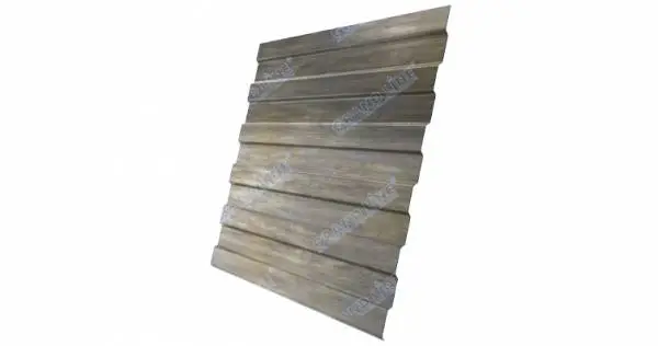 Профнастил С8A Гранд Лайн / Grand Line 0.45 Print Zn 140, цвет Nordic Wood (Северное дерево) Grand Line