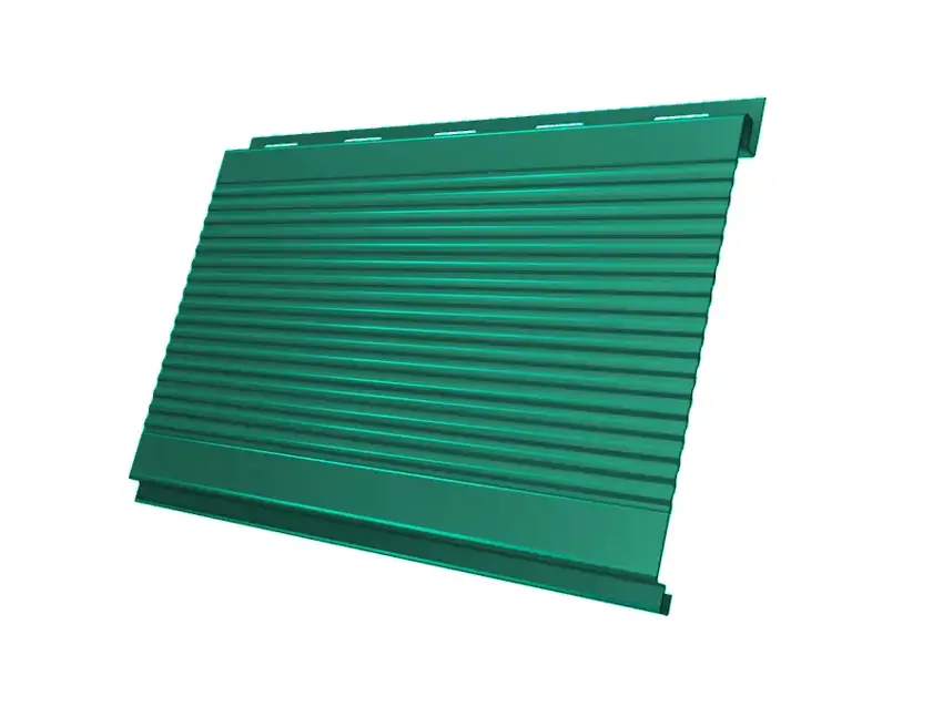 Металлический сайдинг Гранд Лайн / Grand Line профиль Вертикаль, PE 0.45, цвет Ral 5021 (водная синь) Grand Line подробное изображение