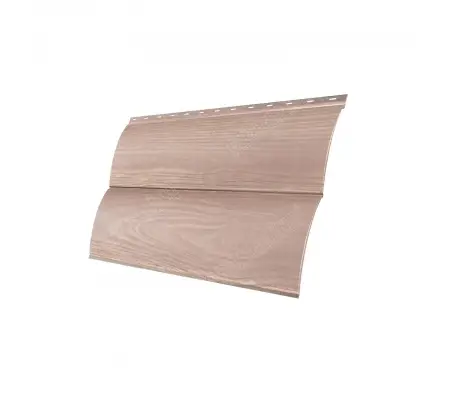 Металлический сайдинг Гранд Лайн / Grand Line профиль Блок-хаус, Print 0.45, цвет White Wood (Беленый дуб) Grand Line
