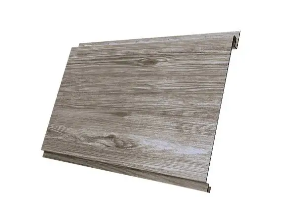 Металлический сайдинг Гранд Лайн / Grand Line профиль Вертикаль, Print 0.45, цвет Nordic Wood (Северное дерево) Grand Line
